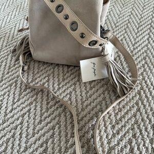 Free People Tan Crossbody Bag
